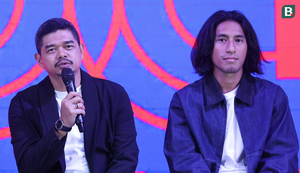Legenda Timnas Sepak Bola Indonesia, Bambang Pamungkas memberikan keterangan saat jumpa pers Vidio Sport Festival 2025 di Midaz Jakarta, Rabu (15/10/2025). (Bola.com/M Iqbal Ichsan)