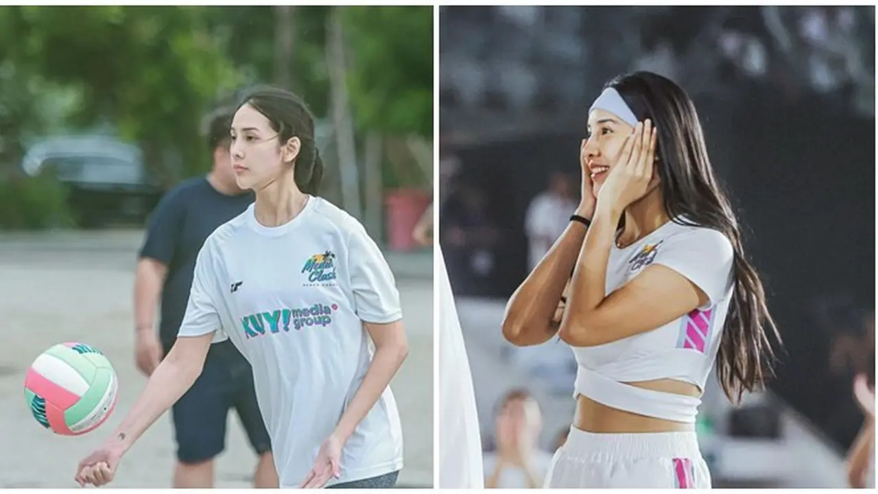 8 Potret Anya Geraldine saat Ikut Pertandingan Voli Pantai, Curi Perhatian