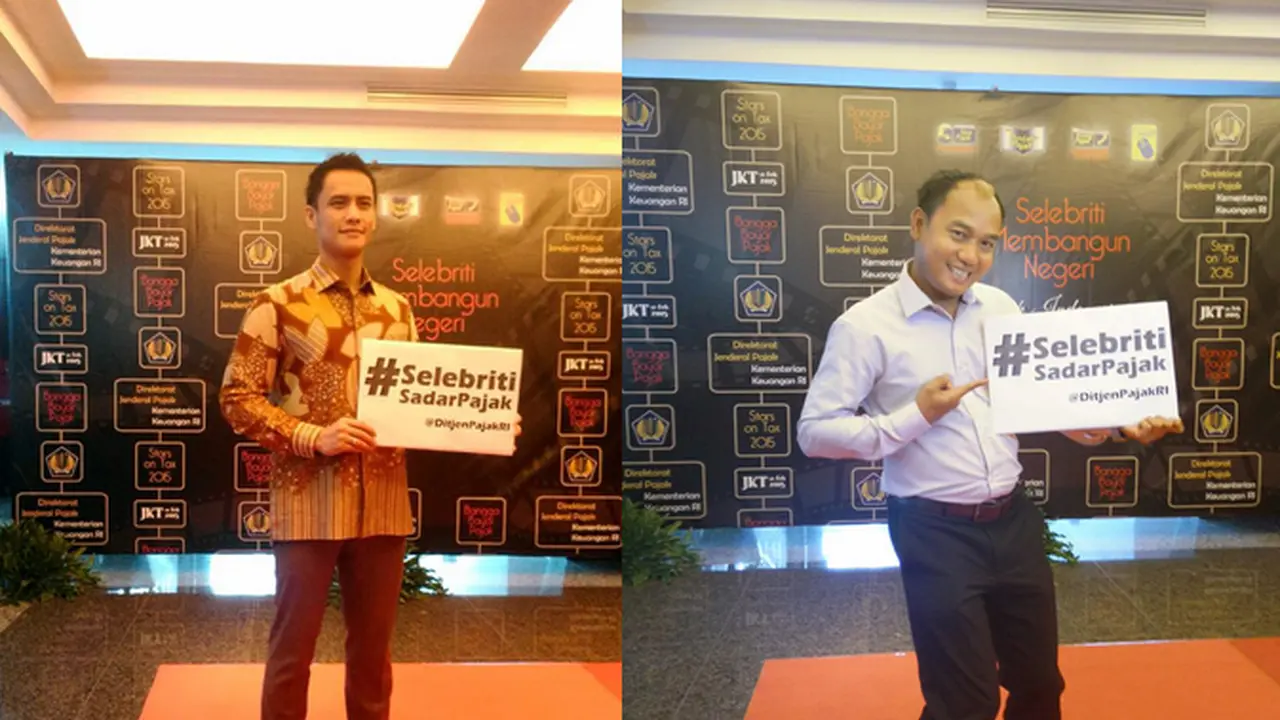Sejumlah Selebriti Ramaikan Kantor Pajak