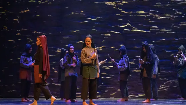 Aulia Sarah Jajal Pentas di Teater Jalasena Laksamana Malahayati: Pengalaman Luar Biasa. (ist)