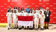 Tim Polo Putri Indonesia berhasil meraih kemenangan 26-16 atas Malaysia pada laga perebutan medali perunggu SEA Games 2025 di Thammsat University Rangsit Campus, Pathum Thani, Jumat (19/12/2025). (dok. PB Akuatik)