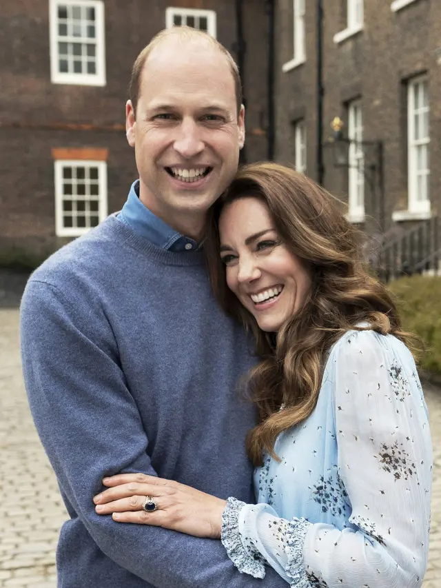 Pangeran William dan Kate Middleton.  (Chris Floyd/Camera Press/PA via AP)