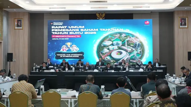 Rapat Umum Pemegang Saham Tahunan (RUPST) PT Adhi Karya Tbk (ADHI). (Foto: Adhi Karya)