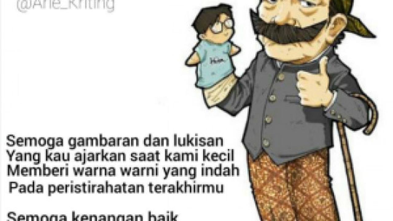 Pak Raden meninggal, meme duka cita bertebaran di dunia maya