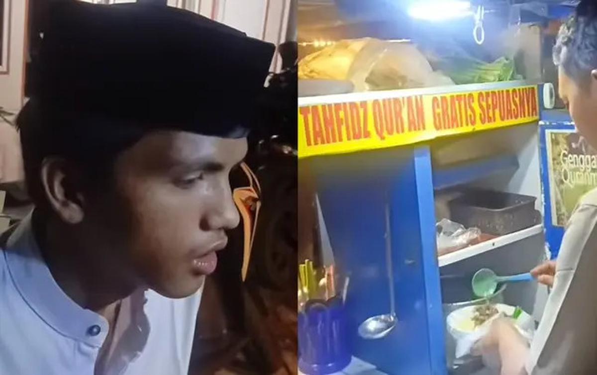 Kisah Haru Pedagang Mi Ayam yang Gratiskan Hafiz Al-Quran Dapat Hadiah Gratis Umrah