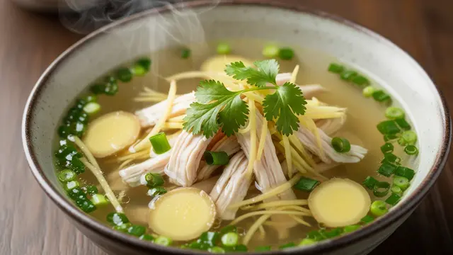 Sop Ayam Jahe Tanpa Minyak