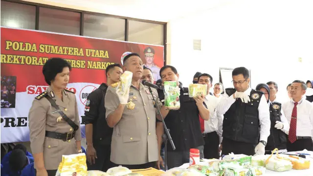 Sindikat Narkoba Jaringan Internasional Terungkap di Medan