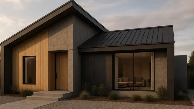 Desain Rumah 1 Lantai Minimalis Modern Elegan