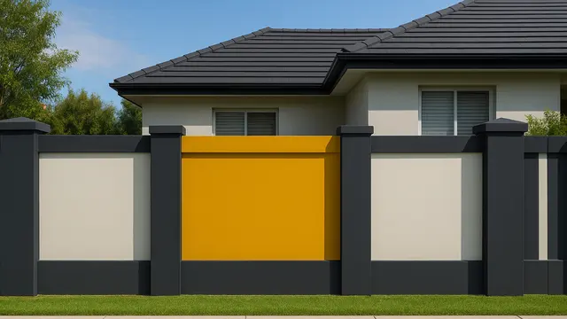 Model Pagar Beton Depan Rumah/Ilustrasi gambar oleh AI