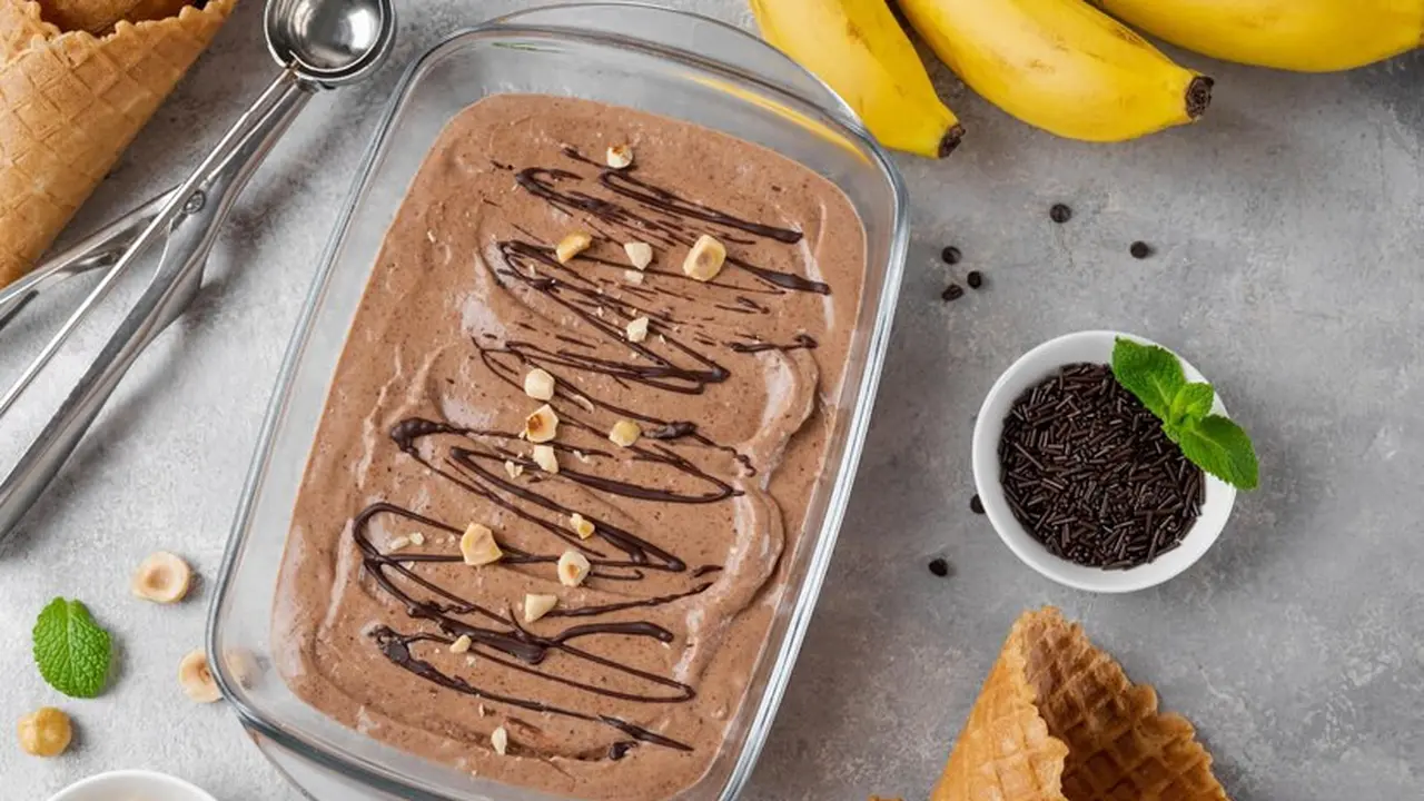 es krim sehat cokelat
