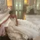 Untuk momen paling bersejarah dalam hidupnya, Taylor Swift memilih mengenakan gaun pengantin Christian Dior Haute Couture yang dirancang secara khusus oleh Jonathan Anderson, Creative Director Dior Women’s, Men’s, dan Haute Couture Collections. [Foto: X].