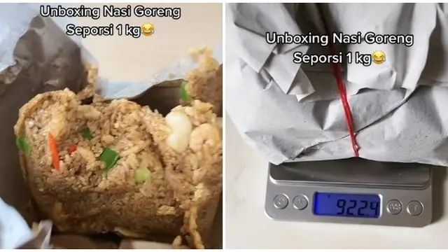 Pria Ini Beli Nasi Goreng Seberat 1 Kilogram, Harganya Bikin Geleng Kepala