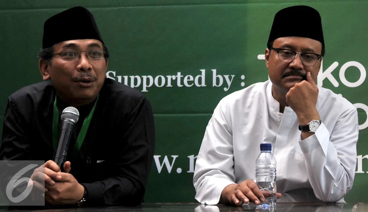 Dalam keterangan persnya Ketua Panitia H. Syaifullah Yusuf berterimakasih kepada semua unsur yang sudah membantu dalam Suksesnya Muktamar NU di Jombang yang di mulai dari tanggal 1 - 5 Agustus, Rabu (5/8/2015). (Liputan6.Com/JohanTallo)