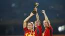 <p>Timnas Spanyol mencatat sejarah baru di Piala Dunia Wanita 2023. La Roja menjadi juara dunia untuk kali pertama. (AP Photo/Abbie Parr)</p>