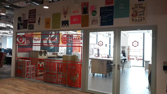 Kantor baru Facebook di Singapura (foto: Camelia)