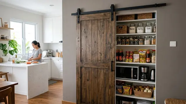 Desain Pantry Mini untuk Rumah Tanpa Ruang Khusus/AI Generated