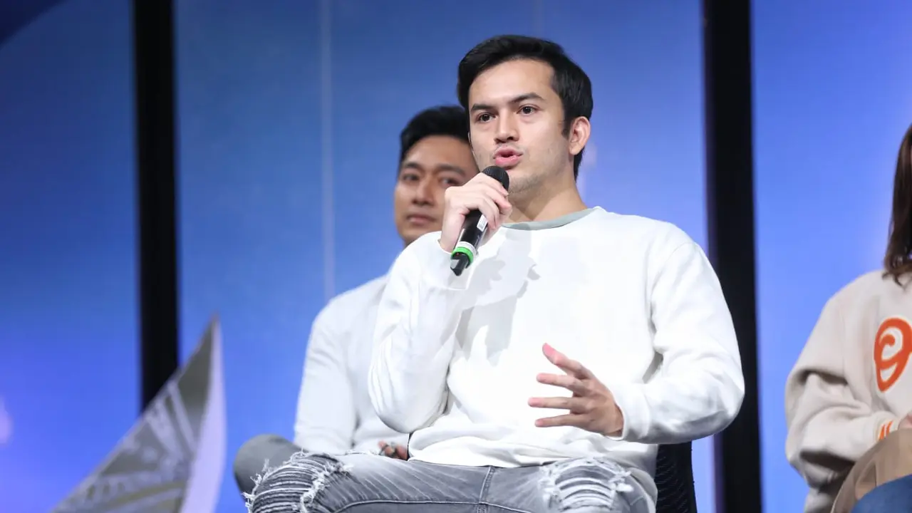 Rizky Nazar di di SCTV Tower Senayan, Jakarta Pusat, Kamis (2/3/2023).