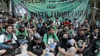 Bonek saat berada di Hotel Mercure, Ancol, Jakarta. (Bola.com/Nicklas Hanoatubun)