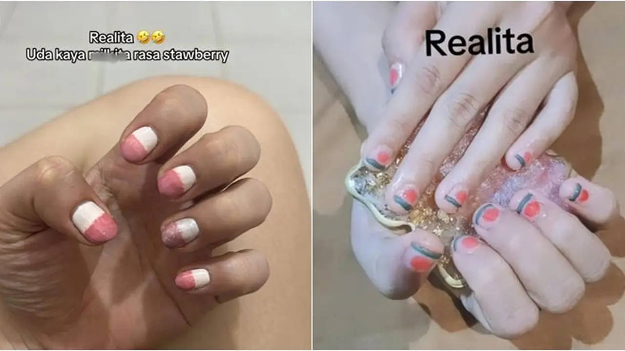 7 Potret Ekspektasi vs Realita saat Bikin Nail Art Ini Bikin Tepuk Jidat