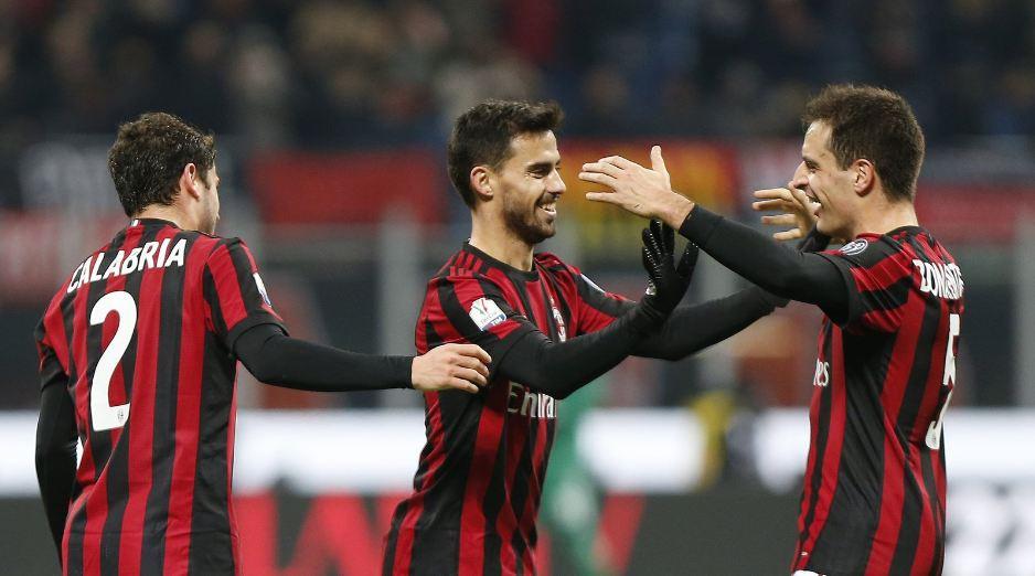 AC Milan menang 3-0 atas Hellas Verona pada 16 besar Coppa Italia di San Siro, Rabu (13/12/2017) waktu setempat. (dok. AC Milan)
