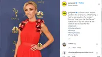 Giuliana Rancic, Pembawa Acara Khusus Red Carpet Emmy Awards, Dinyatakan Positif COVID-19 Beberapa Jam Sebelum Acara Berlangsung. (instagram.com/justjared)