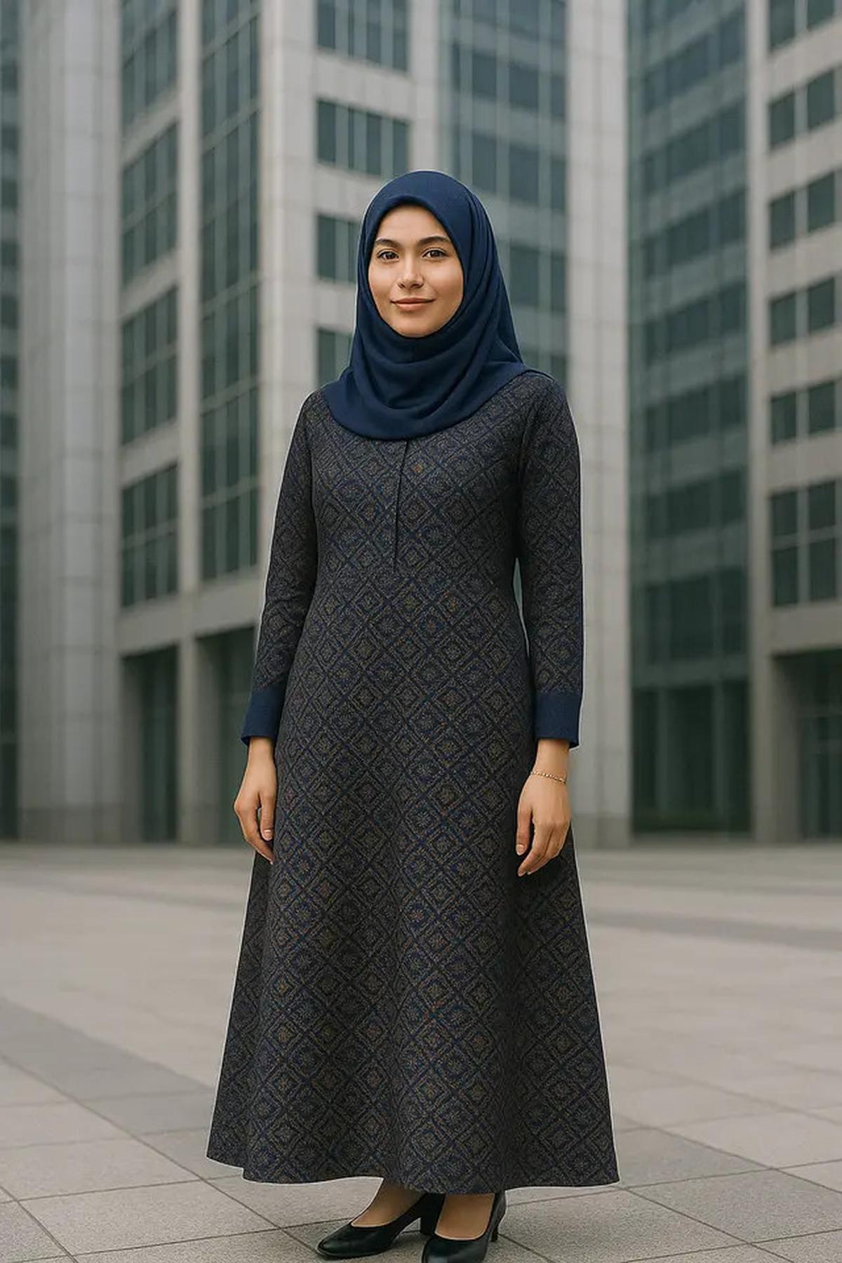 7 Gamis Batik Kantor Modern untuk Tampilan Profesional dan Stylish