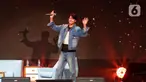 Aktor Korea Selatan Kim Mingue menggelar fanmeeting bertajuk SMILE with Kim Mingue di The Kasablanka Hall,  Sabtu (17/6/2023). (Liputan6.com/Angga Yuniar)