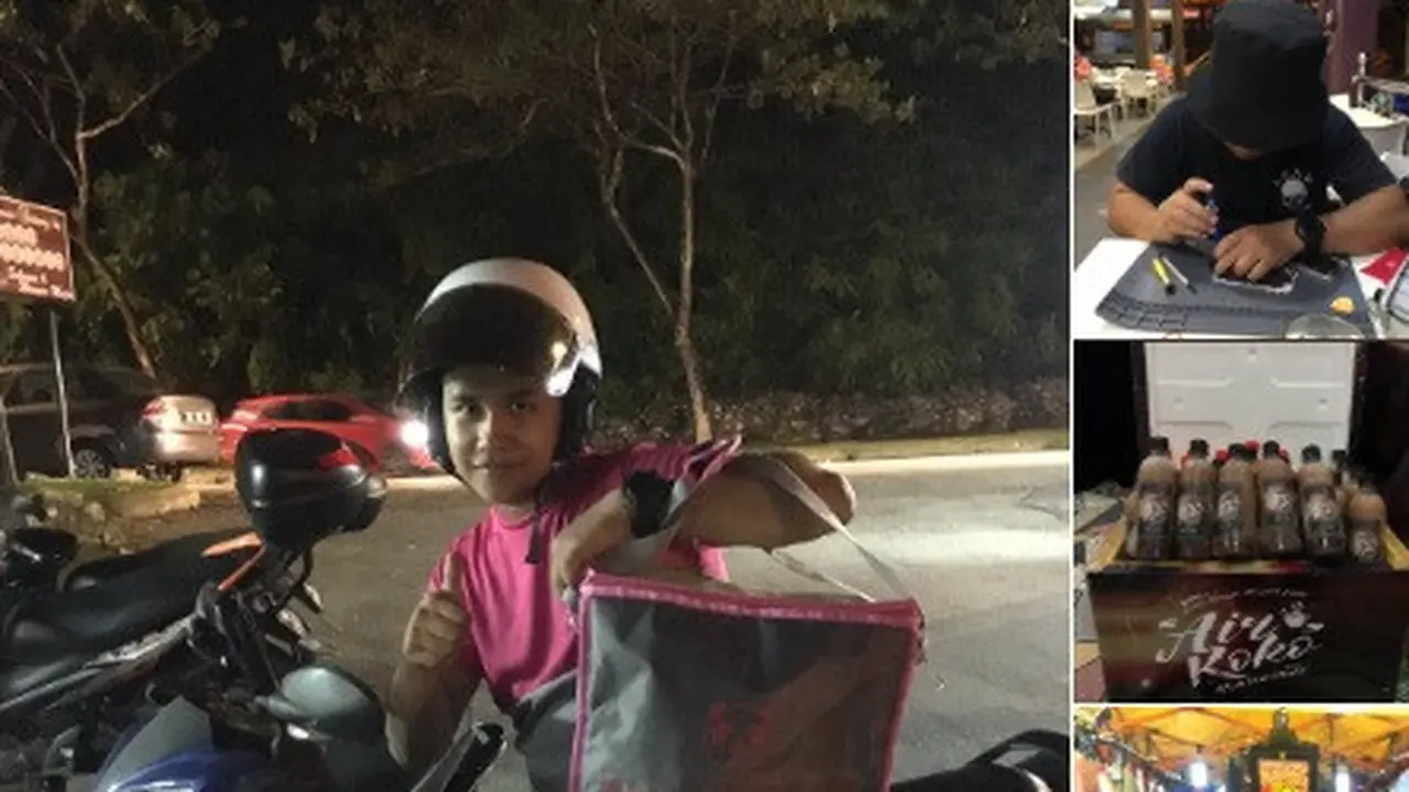 Pria Malaysia miliki 4 pekerjaan jadi viral (foto: Twitter/ @amnfdhl_)