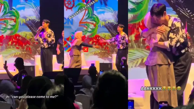 Viral Lutut Lemas Saat Harus Bertemu dengan Lee Je Hoon, Bikin Iri Warganet karena Dapat Pelukan (Sumber: Twitter/Peanutae_)