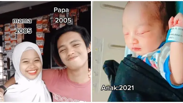 Menikah Muda, Jarak Usia Pasangan dengan Buah Hatinya Ini Curi Perhatian