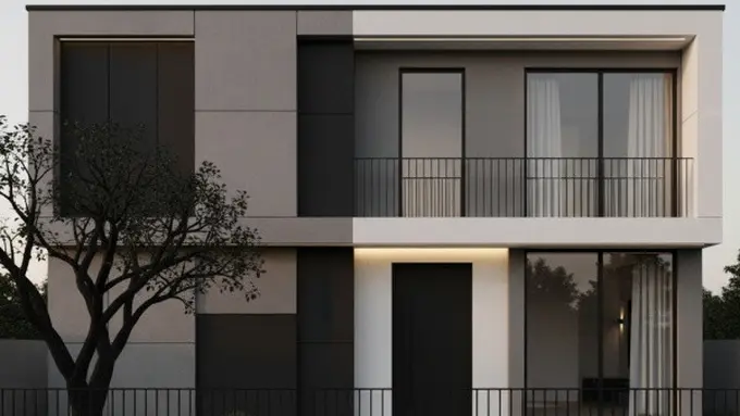 Model Depan Rumah Minimalis 2 Lantai Kekinian