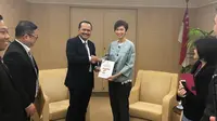 Dubes Ngurah Swajaya Bahas Perlindungan Pekerja Migran Indonesia di Singapura