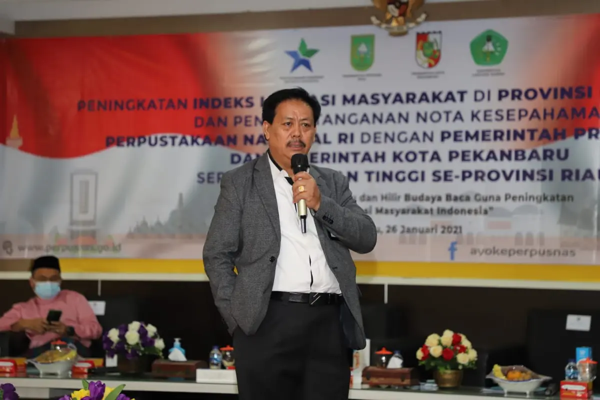 Kepala Perpustakaan Nasional Muhammad Syarif Bando