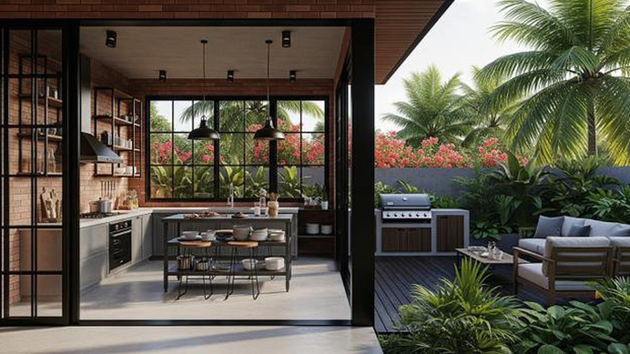 7 Model Rumah Mini Tapi Punya Dapur Terbuka dan Teras Belakang yang Cocok Buat BBQ