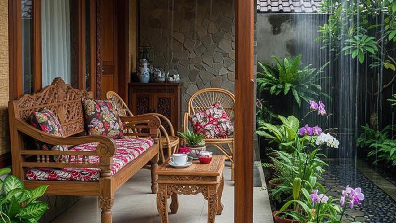 9 Desain Teras Rumah Tetap Kering saat Hujan, Inspirasi Estetis dan Fungsional