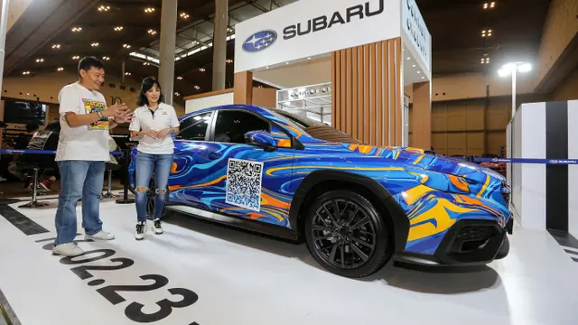 Siap Meluncur, Begini Penampakan Subaru WRX yang Dibalut Stiker Kamuflase