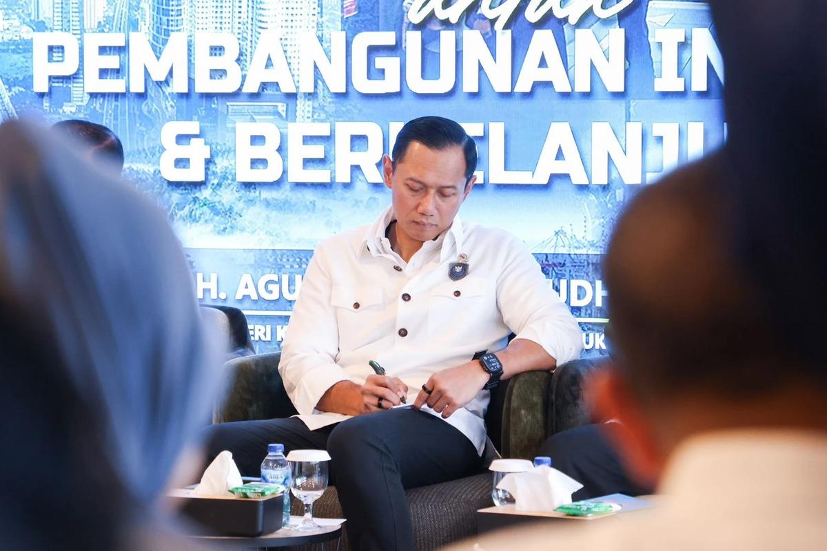 FOTO: AHY Dorong Tata Ruang Jadi Fondasi Pembangunan Berkelanjutan
