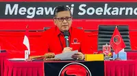 Sekjen PDIP Hasto Kristiyanto saat peringatan Sumpah Pemuda 28 Oktober yang dirangkaikan dengan peresmian kantor partai. (Foto: Dokumentasi PDIP).