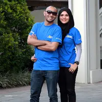 Henry Baskoro Hendarso "Enji" dan Rosmanizar. (Fotografer: Deki Prayoga/Digital Image: Denti Ebtaviani/Bintang.com)