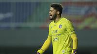 Kiper Arema FC, Adilson Maringa. (Bola.com/M. Iqbal Ichsan)