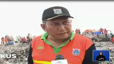 Kondisi ini memprihatikan sejak sebulan terakhir. Karena jika dibiarkan akan mencemari kawasan Teluk Jakarta.