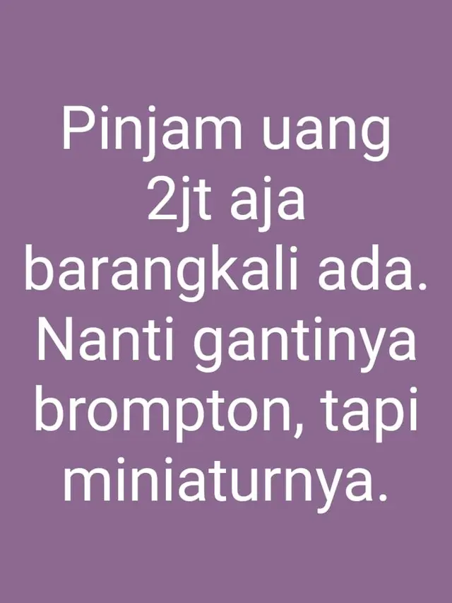 6 Status WhatsApp Pinjam Uang Ini Bikin Senyum Tipis