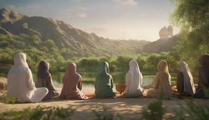 tawakal adalah ©Ilustrasi dibuat Stable Diffusion