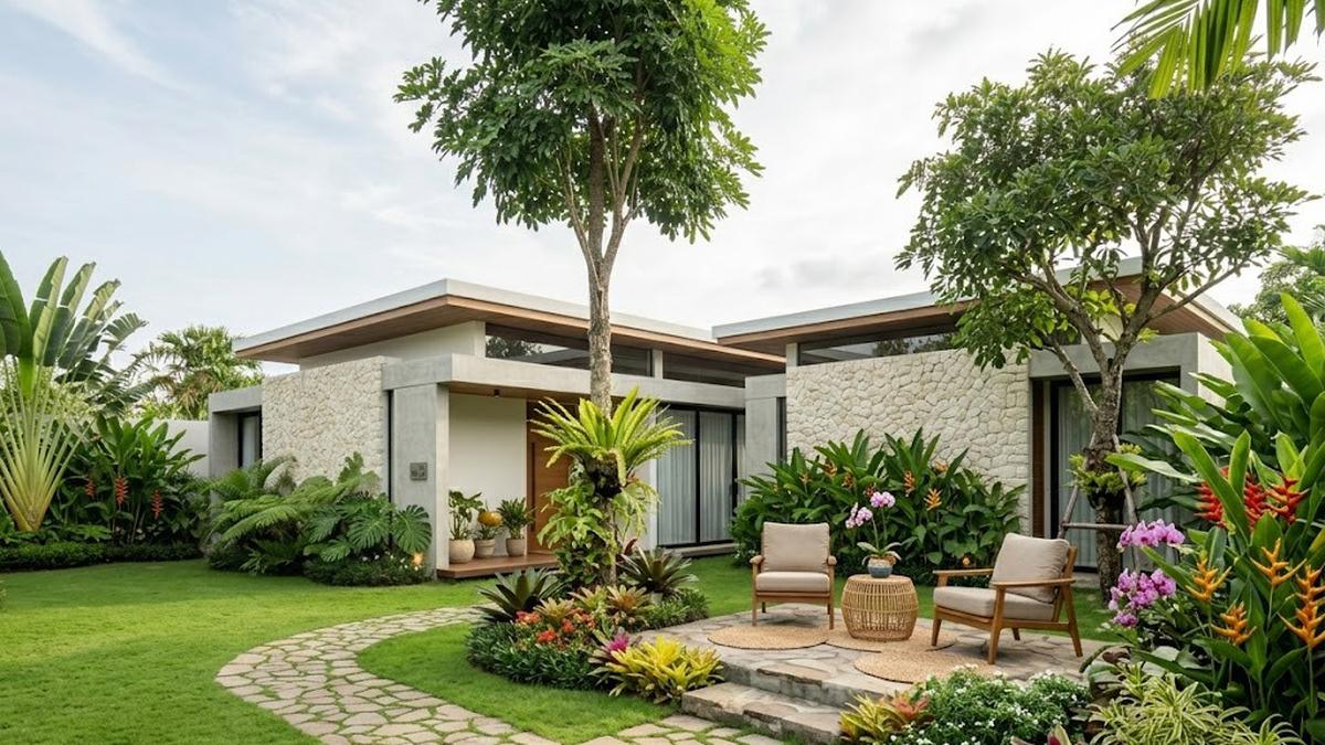6 Desain Rumah Sederhana dengan Halaman Luas Impian Orang Indonesia, Nyaman dan Asri