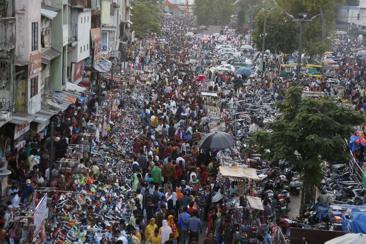 Begini Suasana Pasar di India yang Ramai Jelang Festival Diwali