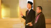Pemain FC Utrecht, Miliano Jonathans mengucap sumpah kewarganegaraan Republik Indonesia di Kementerian Hukum dan HAM, Kuningan, Jakarta Selatan, Rabu (03/09/2025). (Bola.com/Bagaskara Lazuardi)