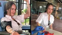 7 Potret Cinta Laura Ungkap Punya Golongan Darah Langka, Lakukan Donor Pertama