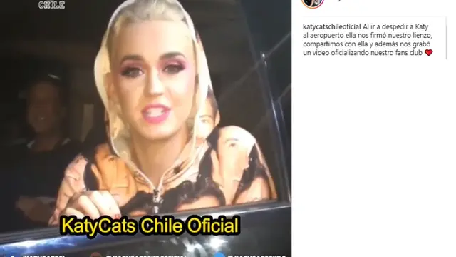 Katy Perry (Instagram/ katycatschileoficial)
