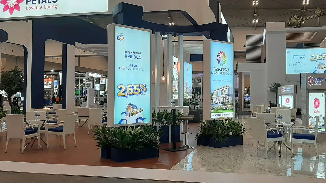 BCA Expoversary 2022 di ICE BSD Tangerang Selatan. gelaran ini berlangsung dari tanggal 24 Februari-27 Maret 2022.