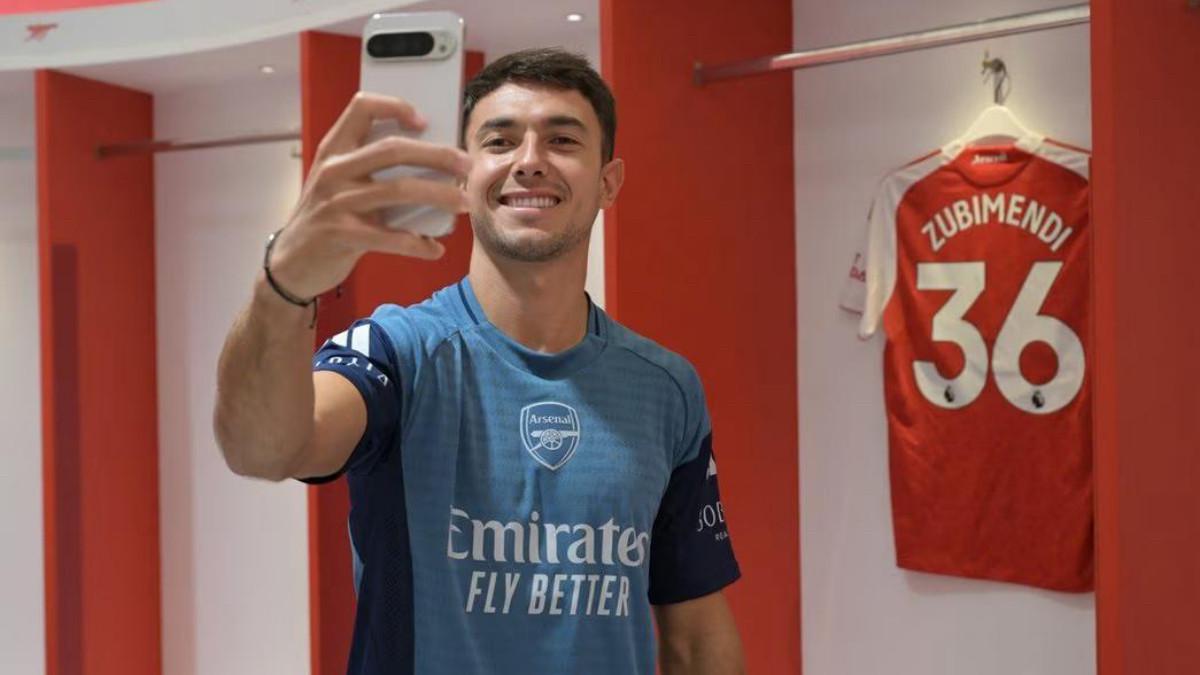 Peringatan Halus Martin Zubimendi untuk Manchester United Usai Arsenal Hajar Bilbao